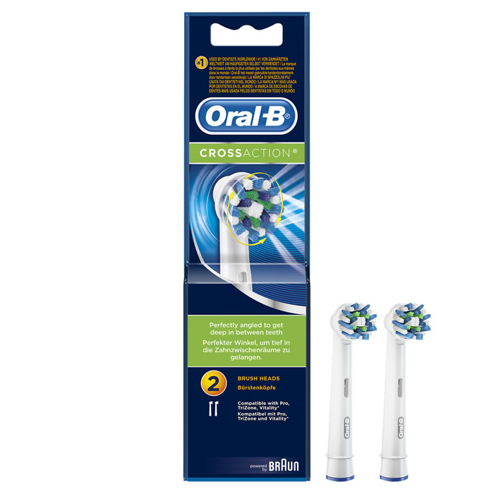 ORAL-B CrossAction Recharges pour brosse à dents électrique