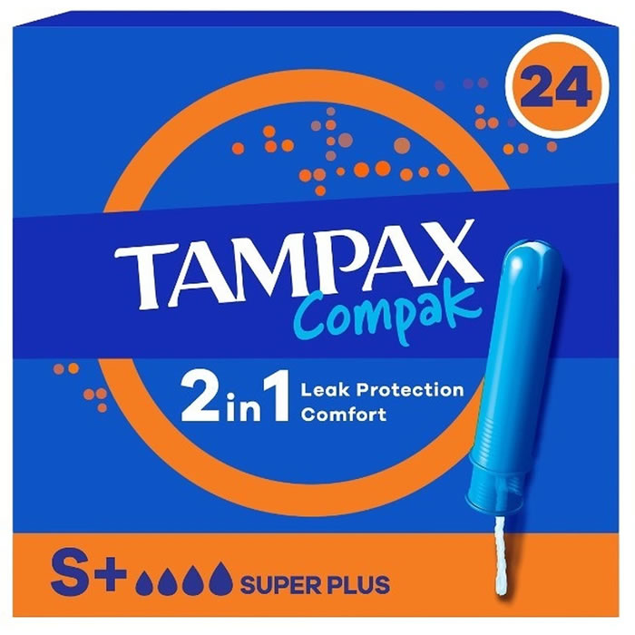 TAMPAX Compak Tampon avec applicateur super plus