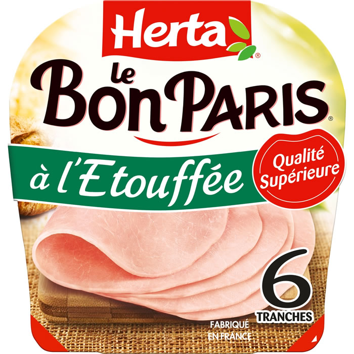 HERTA Le Bon Paris Jambon cuit à l'étouffée