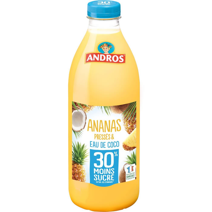ANDROS Ananas pressés et eau de coco
