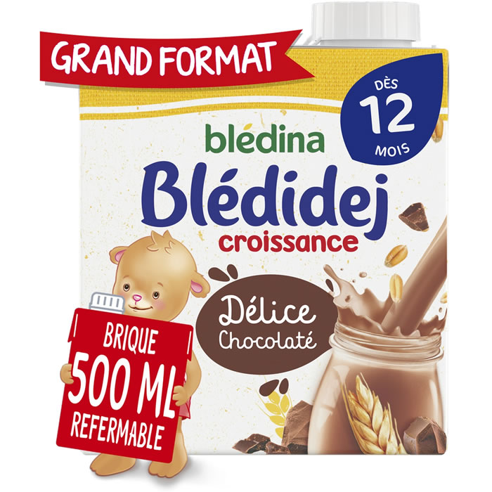 BLEDINA Blédidej Céréales lactées chocolat dès 12 mois