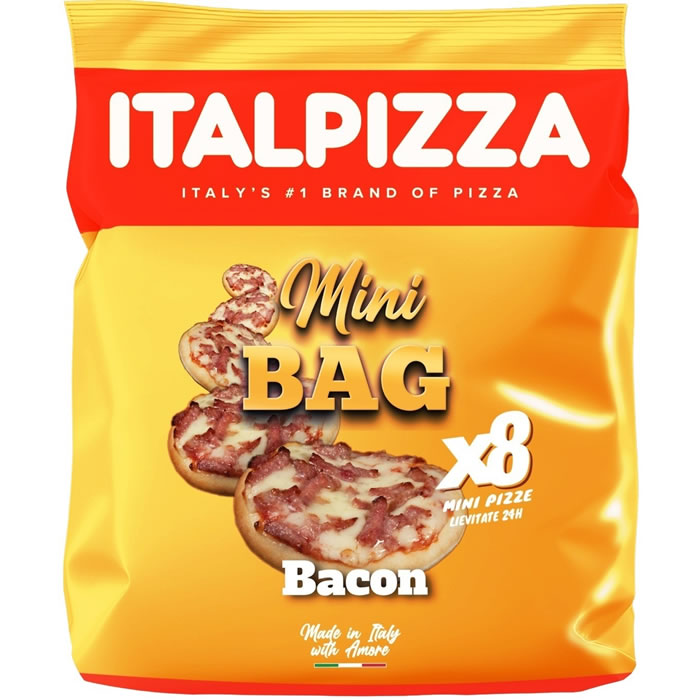 ITALPIZZA Mini pizza au bacon