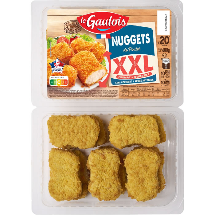 LE GAULOIS Nuggets de poulet XXL