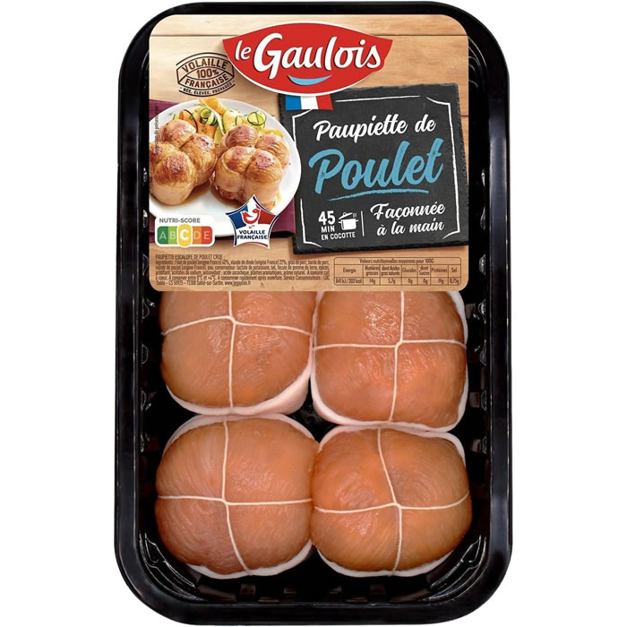 LE GAULOIS Paupiettes de poulet nature