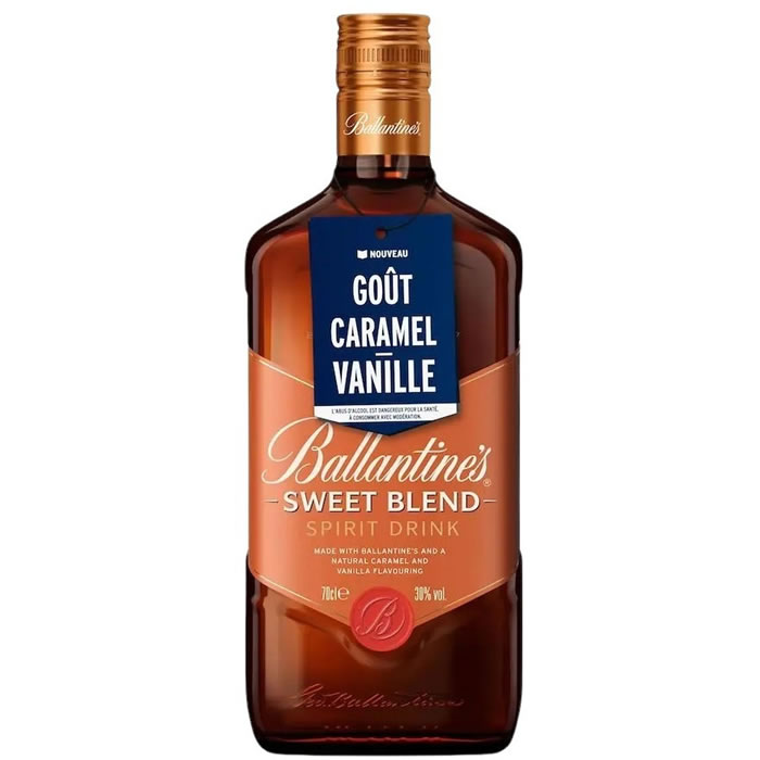 BALLANTINES Sweet Blend Boisson à base de blended scotch whisky caramel vanille