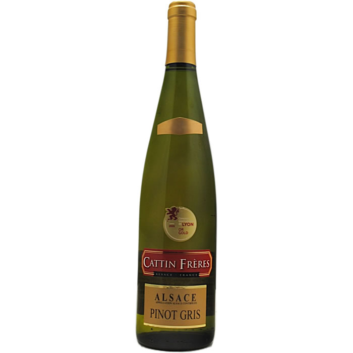ALSACE PINOT GRIS Cattin Frères Vin blanc demi-sec HVE AOP