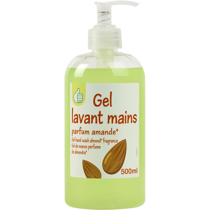 AUCHAN Essentiel Gel lavant mains à l'amande