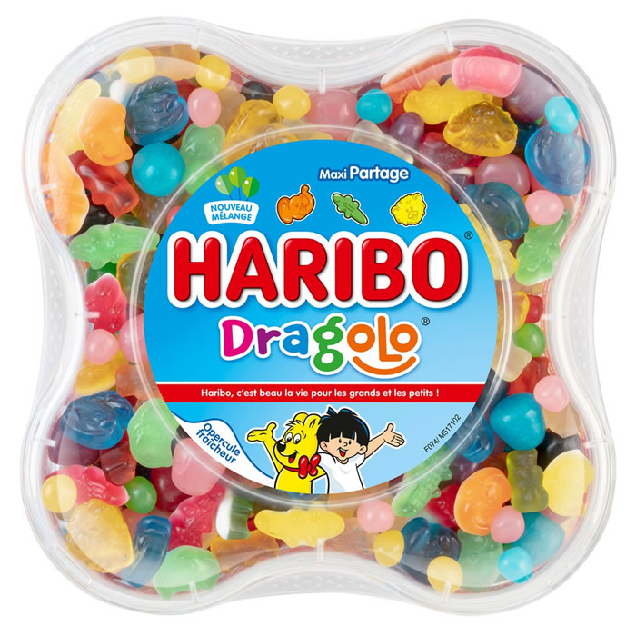HARIBO Dragolo Assortiment de bonbons
