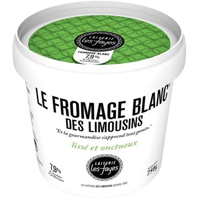 LAITERIE LES FAYES Fromage blanc lissé 7.9% M.G