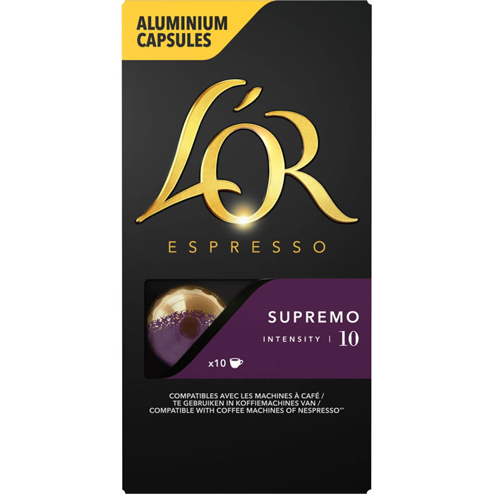 L'OR Espresso Capsules de café supremo N°10