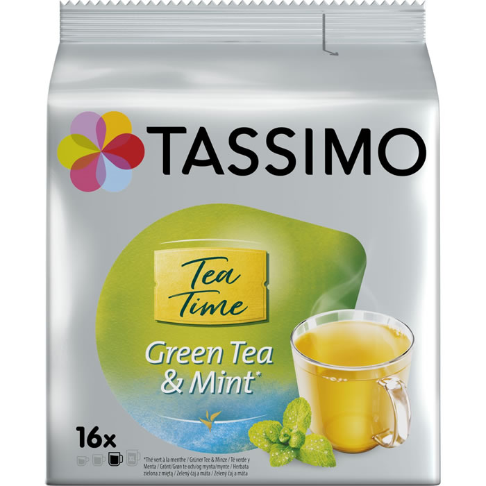TASSIMO Twinings Dosettes de thé vert à la menthe