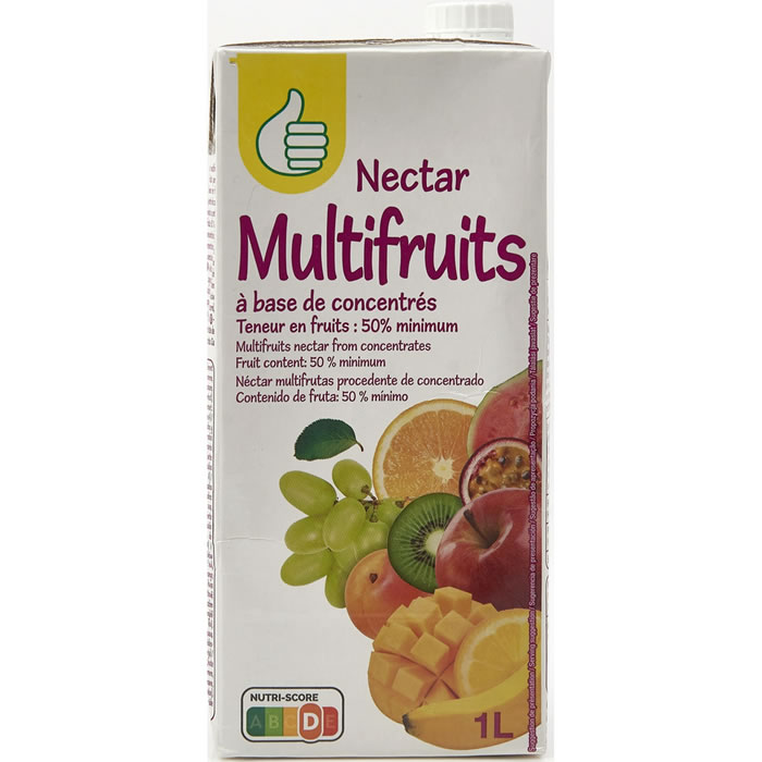 AUCHAN Essentiel Nectar multifruits