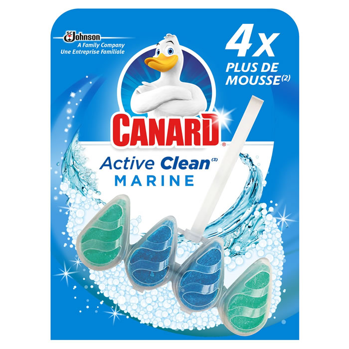 CANARD Active Clean Bloc nettoyant WC fraîcheur marine
