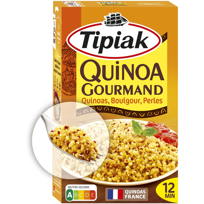 TIPIAK Quinoa, boulgour et semoule de blé