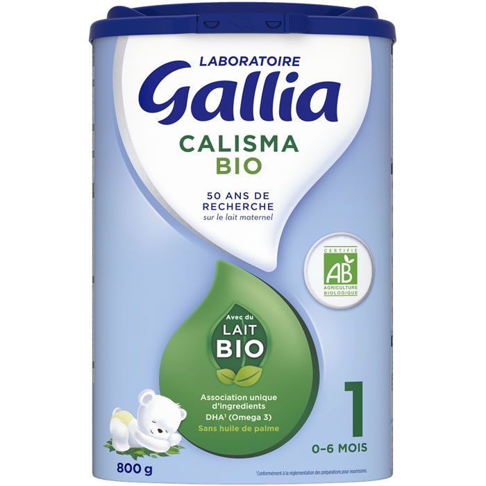 GALLIA Calisma Lait 1er âge en poudre bio 0/6 mois