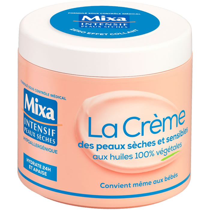 MIXA Intensif Crème anti-dessèchement aux huiles 100% végétales