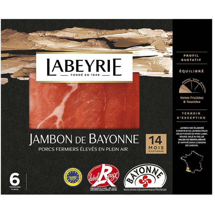 LABEYRIE : Jambon de Bayonne IGP - label rouge