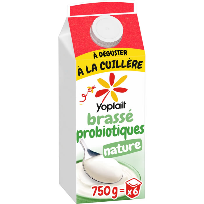 YOPLAIT Yaourts brassés probiotiques nature