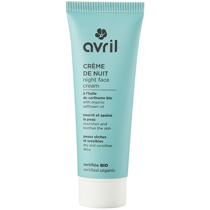 AVRIL Crème de nuit à l'huile de carthame bio