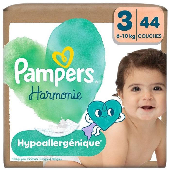 PAMPERS Harmonie Couches taille 3 (6-10 kg)