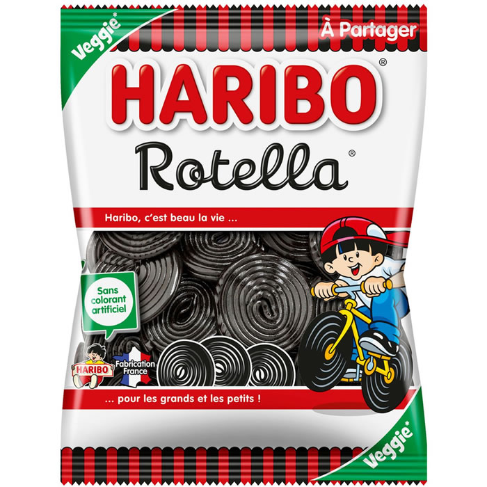 HARIBO Rotella Bonbons gélifiés à la réglisse
