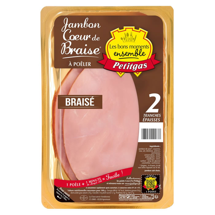 PETITGAS Jambon avec couenne à poêler
