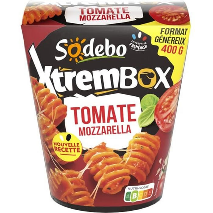 SODEBO Xtrem Box Radiatori à la tomate et mozzarella