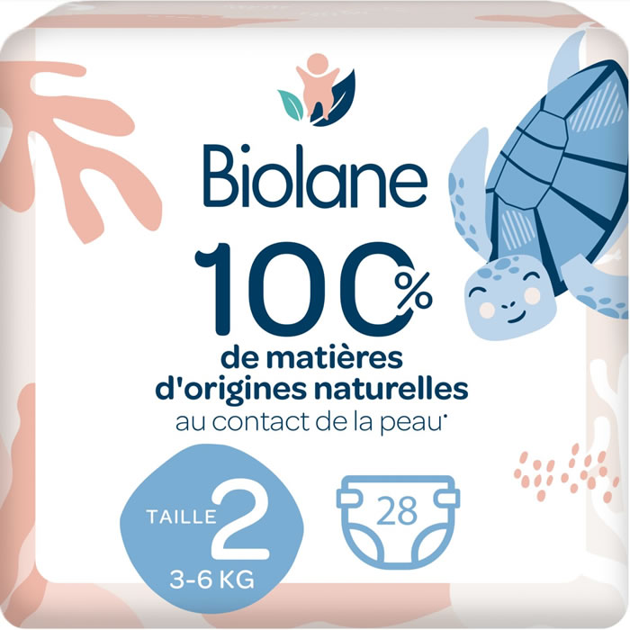 BIOLANE Couches taille 2 (3-6 kg)
