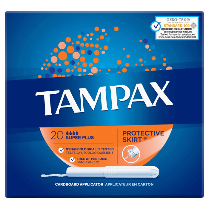 TAMPAX Super Plus Tampon avec applicateur carton
