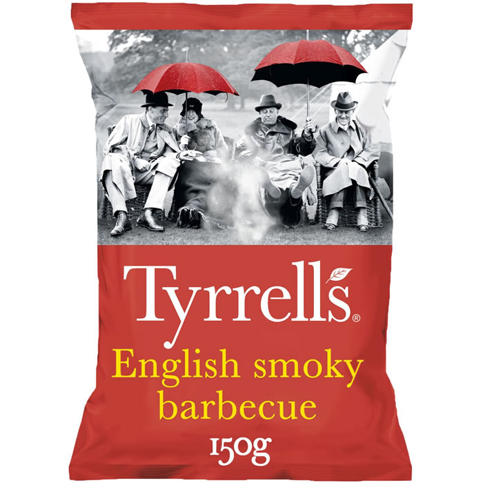 TYRRELLS Chips goût barbecue fumée