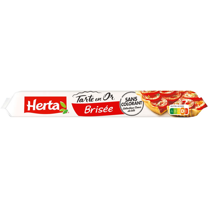 HERTA Tarte en Or Pâte brisée sans additif