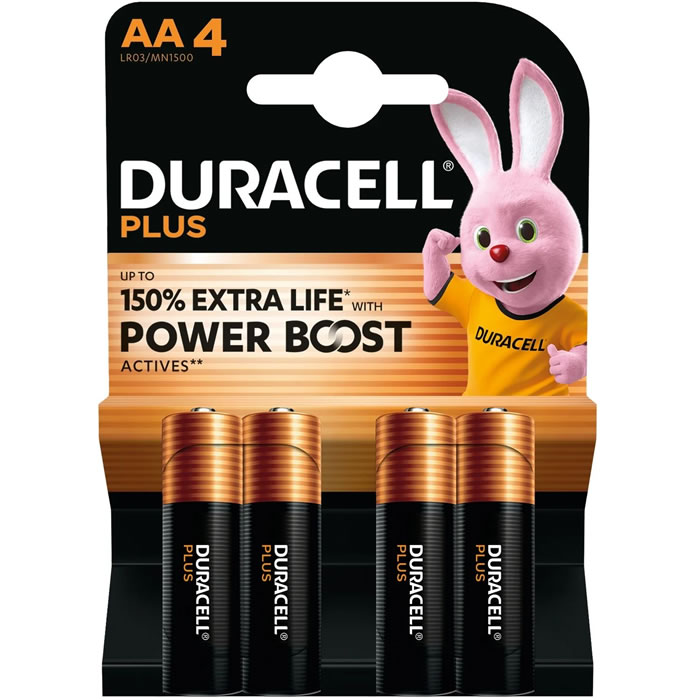 DURACELL Plus Piles alcalines LR06 - type AA