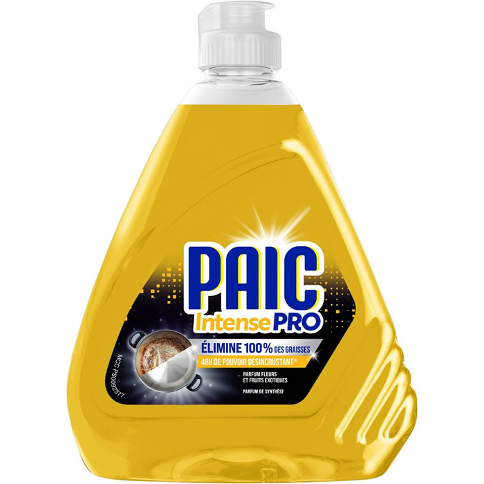 PAIC Intense Pro Liquide vaisselle ultra dégraissant anticalcaire
