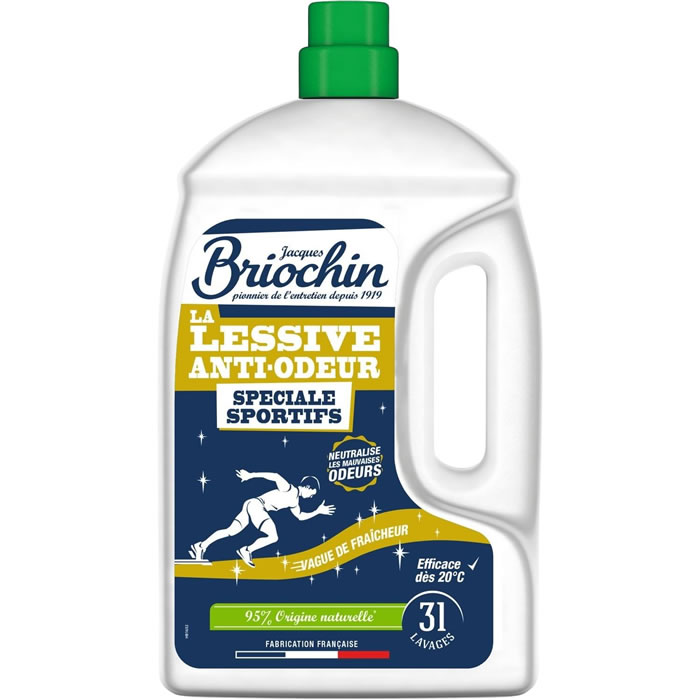 JACQUES BRIOCHIN Spéciale Sportif Lessive liquide fraîcheur anti-odeur