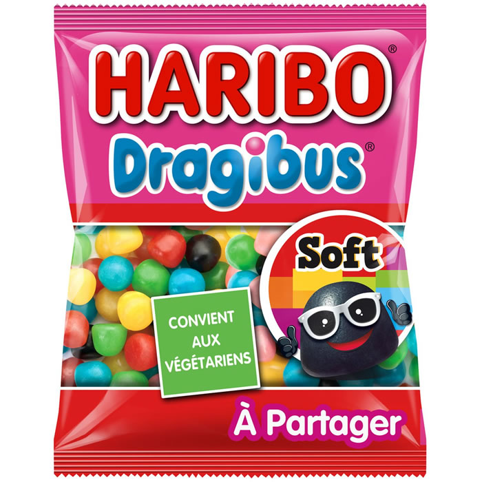 HARIBO Dragibus Bonbons dragéifiés aux fruits
