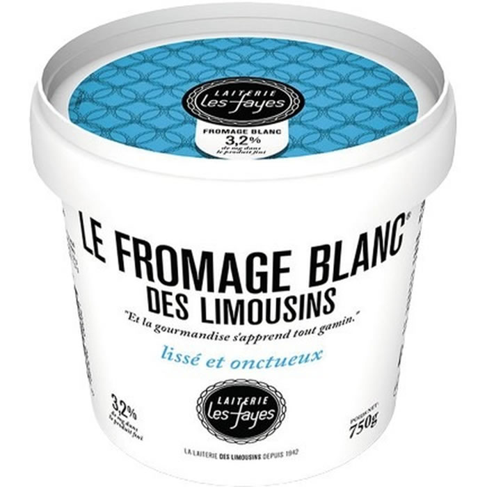 LAITERIE LES FAYES Fromage blanc lissé 3.2% M.G