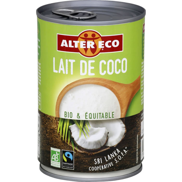 ALTER ECO Lait de coco bio
