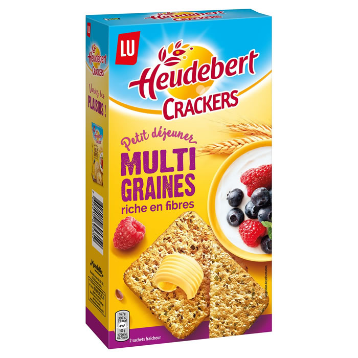 HEUDEBERT Crackers multi-graines