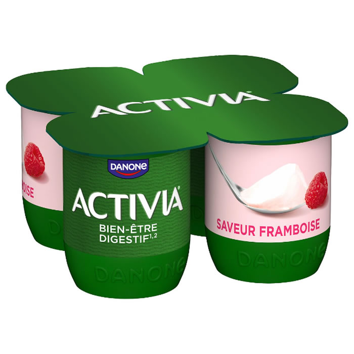 ACTIVIA Yaourts bifidus à la framboise