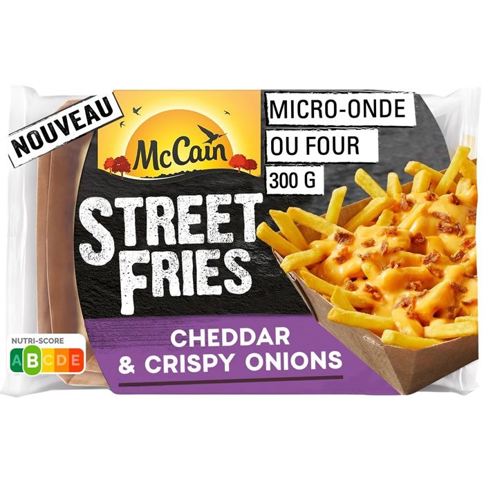 MC CAIN Street Fries Frites au cheddar micro-ondes