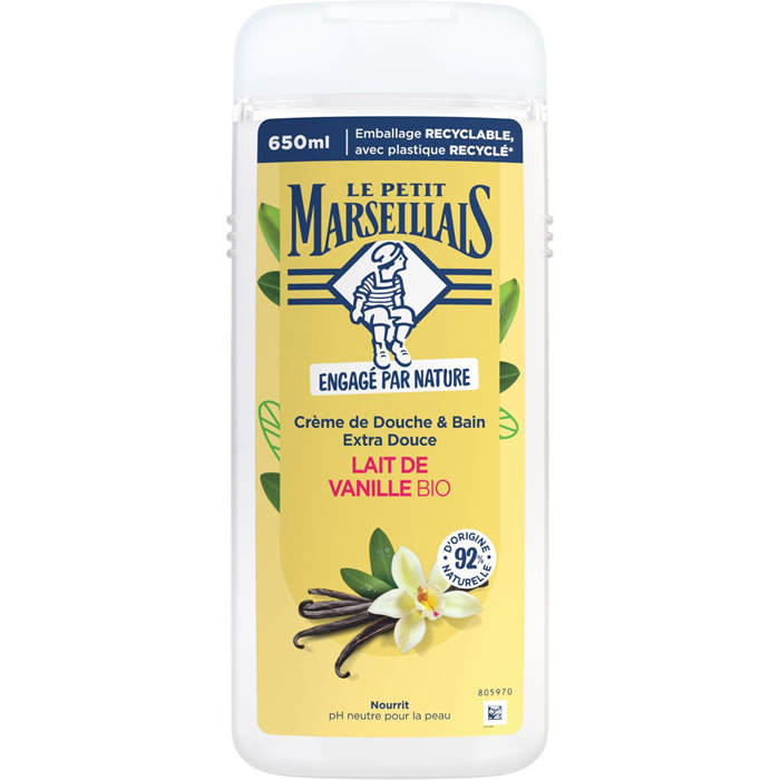 LE PETIT MARSEILLAIS Crème douche au lait de vanille