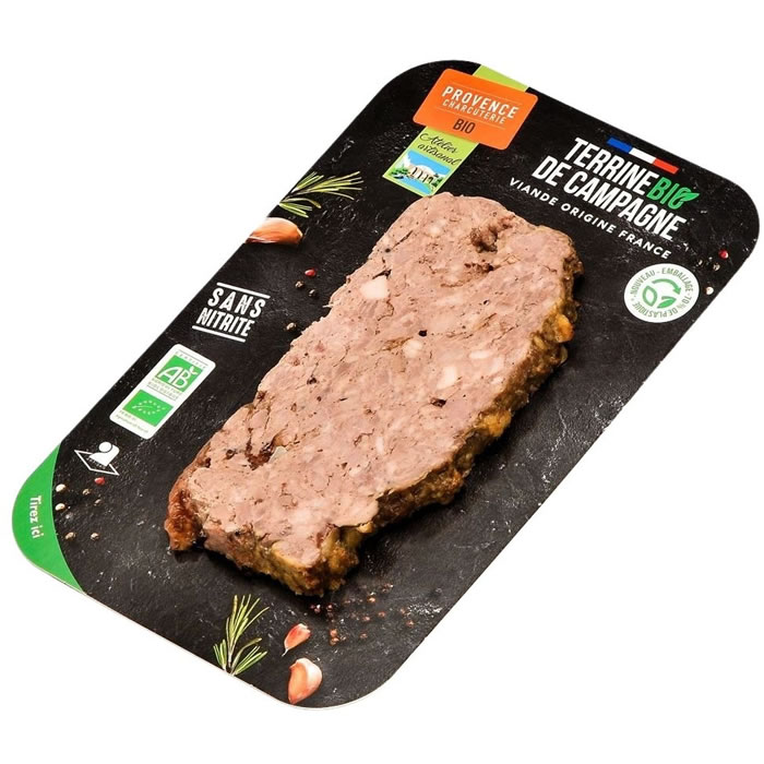 PROVENCE CHARCUTERIE Terrine de campagne bio chronodrive