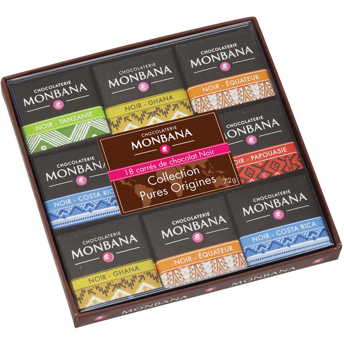 100 sachets individuels pour chocolat chaud bio Monbana