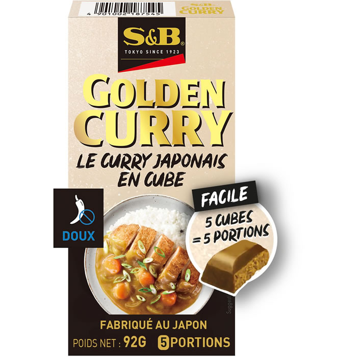 S&B Golden curry Curry japonais en cube