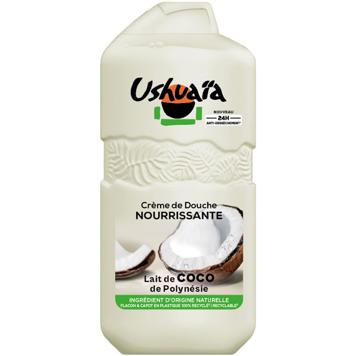 USHUAIA Nourrissant Crème douche au lait de coco de Polynésie