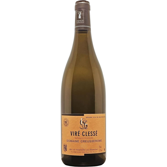VIRÉ CLESSÉ Domaine Creusserome Vin blanc sec HVE AOP