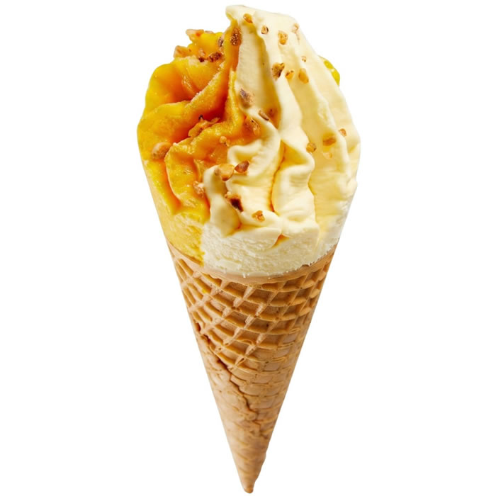 VAN DEN CASTEELE Cônes glacés passion et mangue