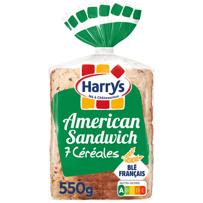 HARRYS American sandwich Pain de mie aux 7 céréales