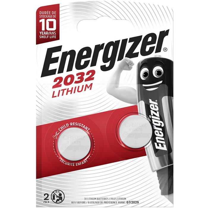 ENERGIZER Piles boutons lithium - type CR 2032
