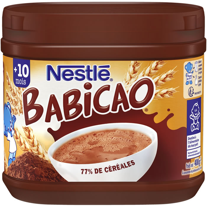 NESTLE Babicao Céréales en poudre chocolat dès 10 mois